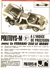 PUB VEHICULE  " POLITOYS-M