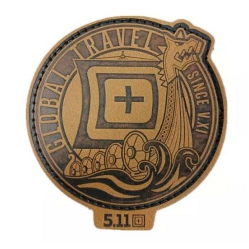 Patch global travel - travel, cuir