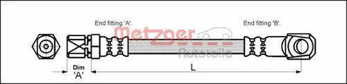 Flexible frein 4117018 - flexible, de