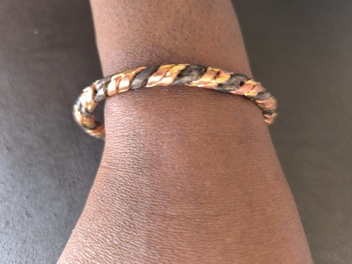 Bracelet cuivre africain - bracelet, en