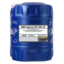 0W 16 L'Huile De Moteur 20 Litre Mannol Hybrid Sp 7920 0W16 Original
