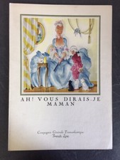 MENU : Paquebot LIBERTÉ - Ah! Vous dirais-je maman