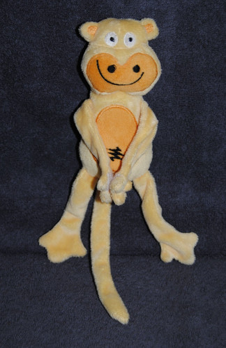 Doudou singe jaune - 🍀doudou,