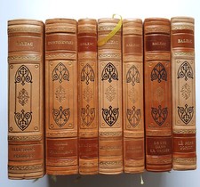 Lot de 7 tomes éditions Garnier Balzac Père Goriot chouans Illusions 1967-1972