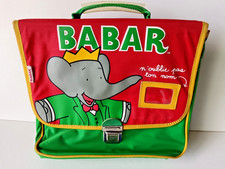 Cartable enfant vintage Babar Sac à dos