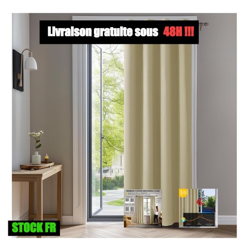 Rideau occultant thermique