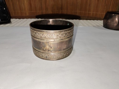 Ancien rond serviette en - rond, de