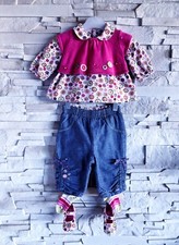 CATIMINI - ENSEMBLE 6/7P BÉBÉ FILLE MOTIF GÉOMÉTRIQUE, BRODERIES & FANTAISIES 3M