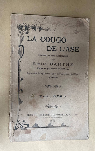 Vieux papier regionalisme - vieux,