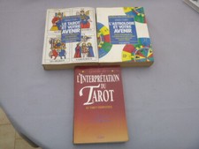 LOT DE 3 LIVRES SUR LA CARTOMANCIE ET LA VOYANCE DONT DIDIER COLIN