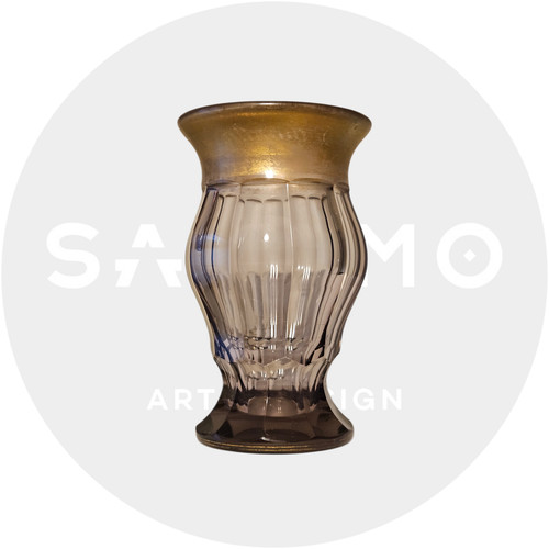 Vase cristal bohême col - bohême,