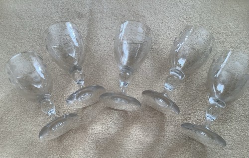 Anciens verres liqueur en - 5,