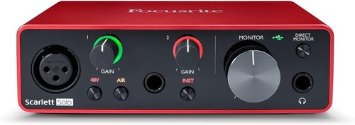 Focusrite scarlett solo 2x2 - focusrite,