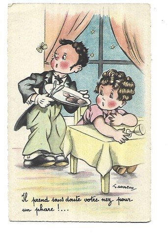 Illustration gougeon - illustration, j.