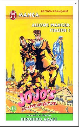 Manga jojo bizarre - bizarre, adventure