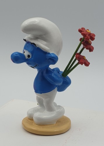 Schtroumpf aux fleurs pixi - schtroumpf,