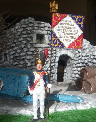 Soldat napoleon porte aigle - , porte-aigle
