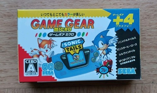 Sega game gear micro - game, blue