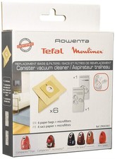 [ZR003901] ROWENTA Pochette 6 sacs papier + 2 microfiltre Compactéo