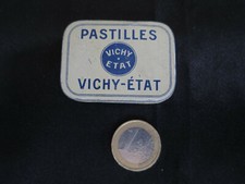 Boîte ! Ancienne ! Métal ! Pastilles Vichy-Etat ! Boîte de Poche !