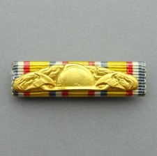 French, Antique Medal. Ribbon Fireman, Helmet. Honour medal for firefighters.
