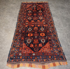 persan carpet hand-knotted In good overall condition with pile damage