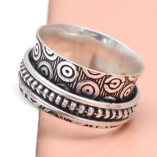 Bague toupie argent pour - argent,