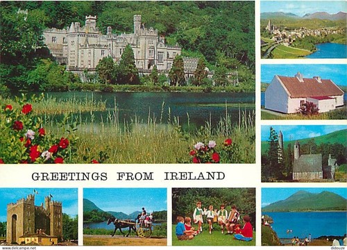 Carte postale irlande - carte,