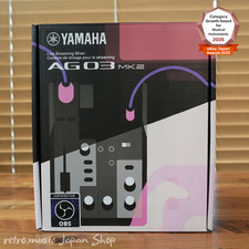 YAMAHA AG03MK2 B Noir 3ch Live