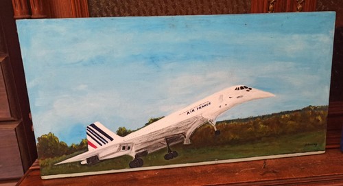 Huile sur toile - , air