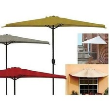 PARASOL MURAL PARASOL MURAL MEZZALUNA ROND ALUMINIUM BALCON EXTÉRIEUR 37704V