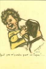Germaine BOURET carte postale