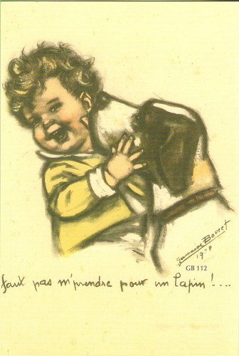 Germaine bouret carte - germaine, postale