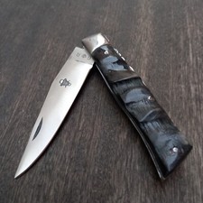 Unique Couteau ALPIN GILLES REYNEWAETER Manche en Corne D ANTILOPE 