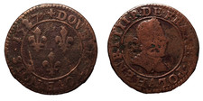 Double Tournois / 1587 / Type 1 / A Paris / Henri III / (1574-1589)