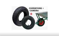 Pneu Pneumatique 3.50-8 + Chambre à Air 3.50 8 Pour Roue Brouette 4PR UI308