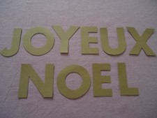 LETTRES ALPHABET - " JOYEUX