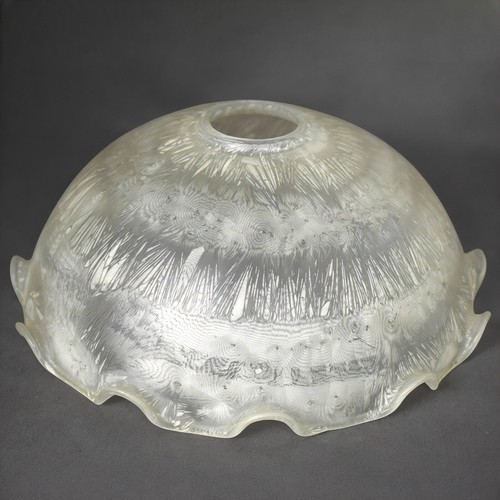 Abat jour verre moulé - verre,