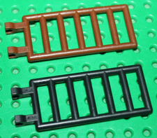 Lot 2 barrières avec 2 clips Lego Bar 7x3 with double clips