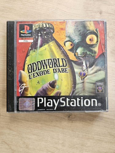 Jeu ps1 oddworld exode abe - jeu, l'exode