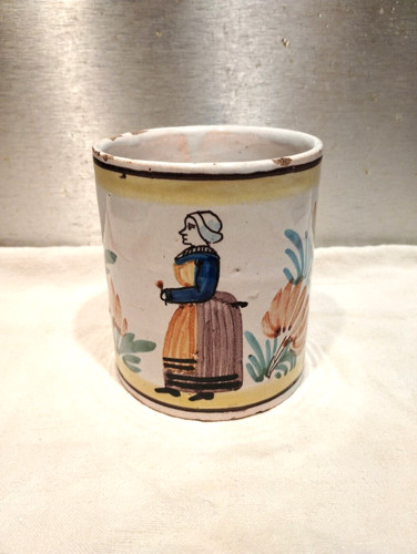 Ancienne chope mug faïence - mug,