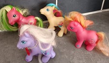 Vintage: lot de 4 figurines MON PETIT PONEY G3 - Little Pony Hasbro     C78