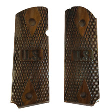 Poignées en bois de noyer à damier pour Colt 1911 .45 Repro - Repro (Designer...