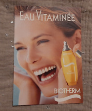 Carte Parfumée - Perfume Card . Biotherm - Eau vitaminée Patch