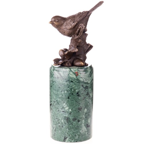 Sculpture oiseau bronze sur - sculpture,