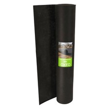 Toile géotextile longueur 30Mx1M noir - Densité 150 g/m² - Indéchirable - Anti-M