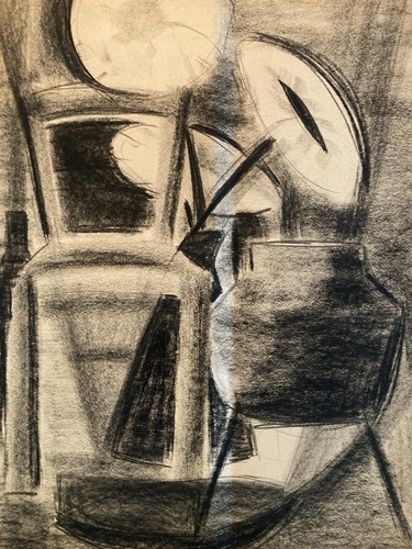 Dessin fusain nature - nature, morte