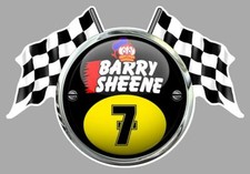 Barry SHEENE #7 Flags Sticker