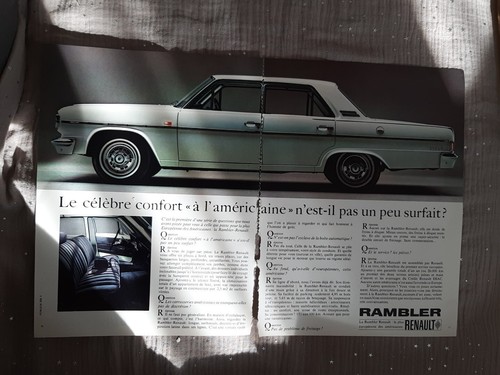 Pub presse ancienne renault - pub, de