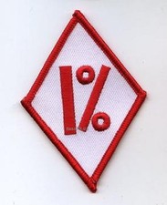 Outlaw Motard Emplacement Cochons Rider 1% Support 81 Mc 1% Patch